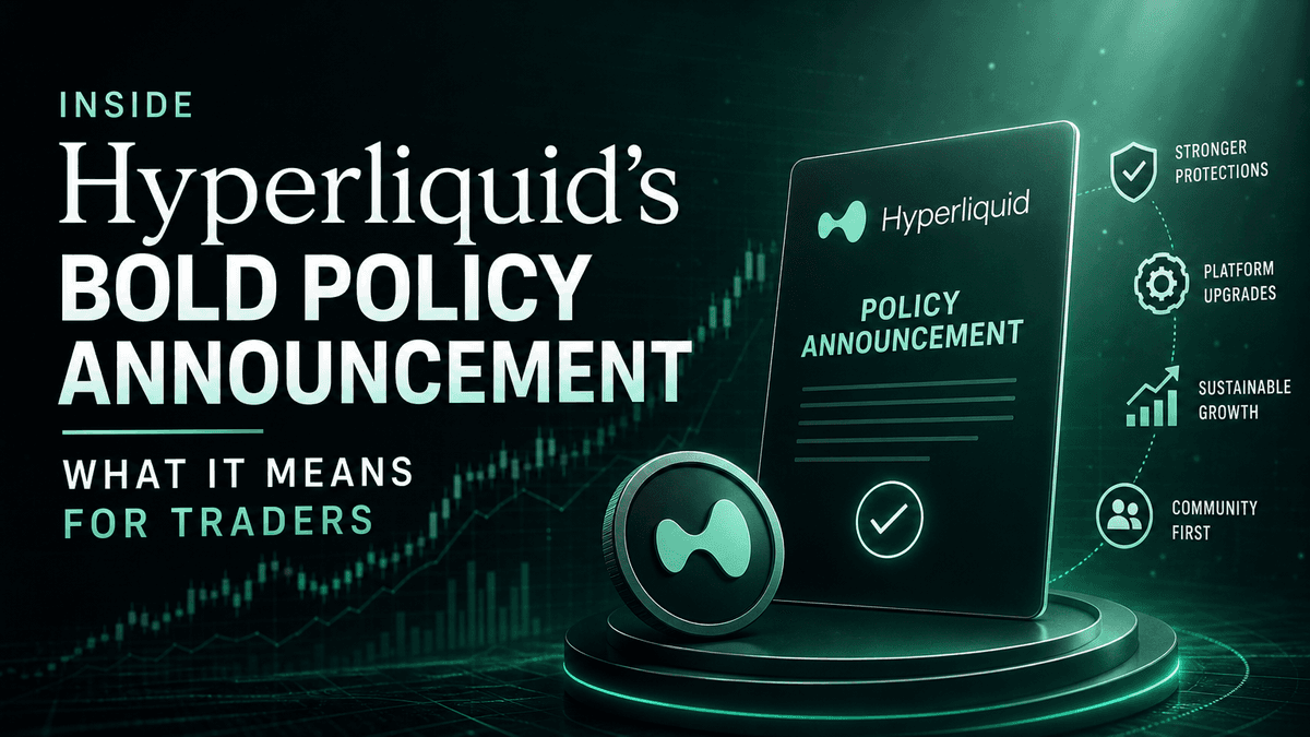 Inside Hyperliquid's Bold Policy Announcement -- What It Means for Traders