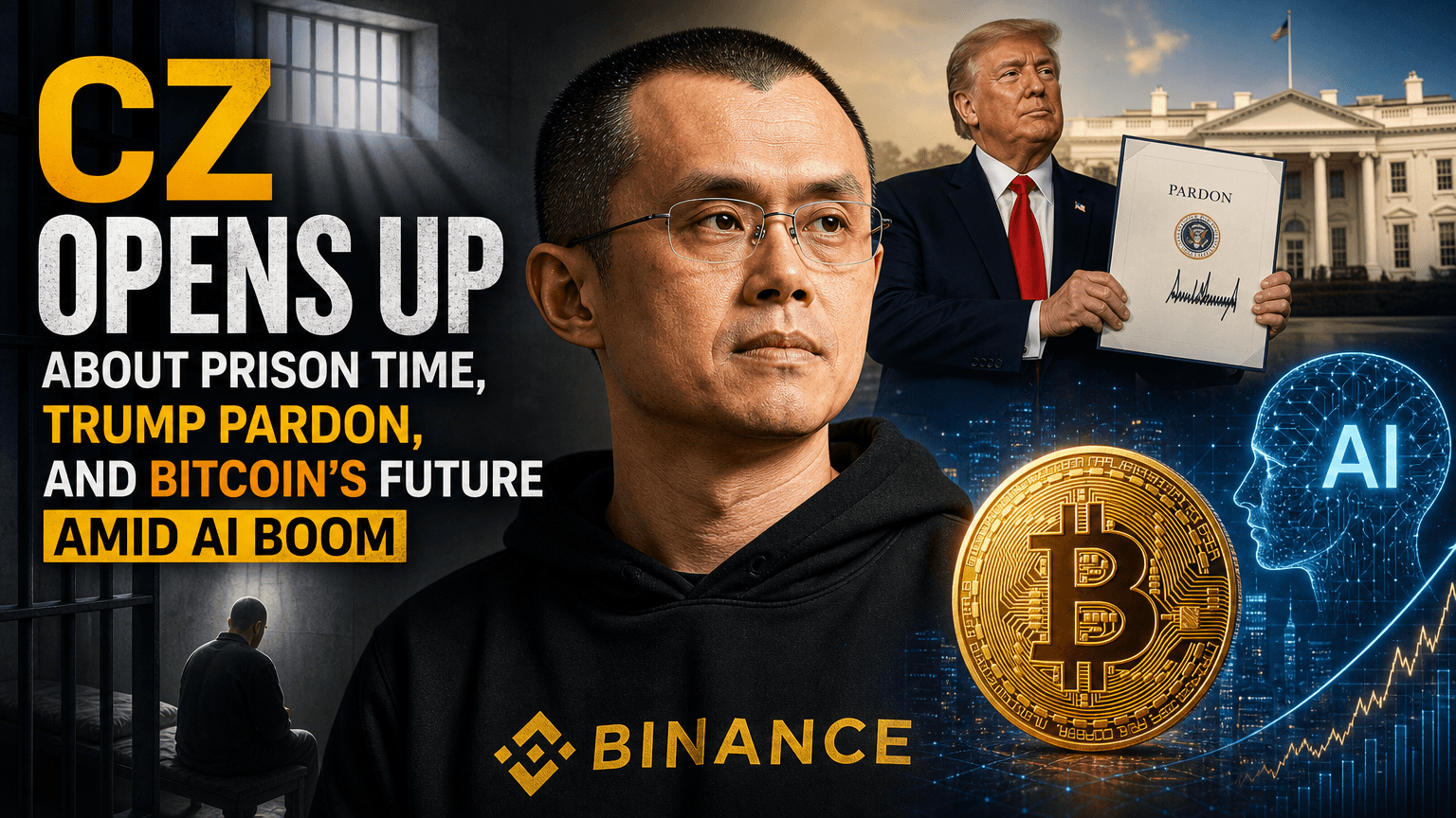 CZ Opens Up About Prison Time, Trump Pardon, and Bitcoin's Future Amid AI Boom