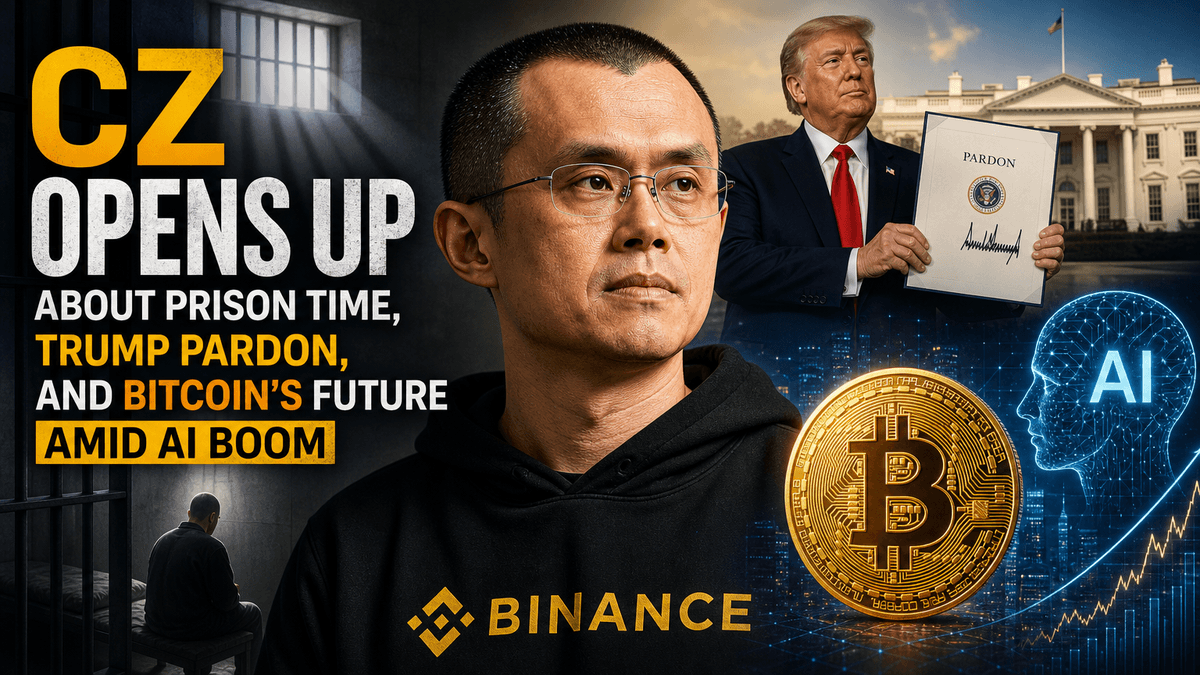 CZ Opens Up About Prison Time, Trump Pardon, and Bitcoin's Future Amid AI Boom