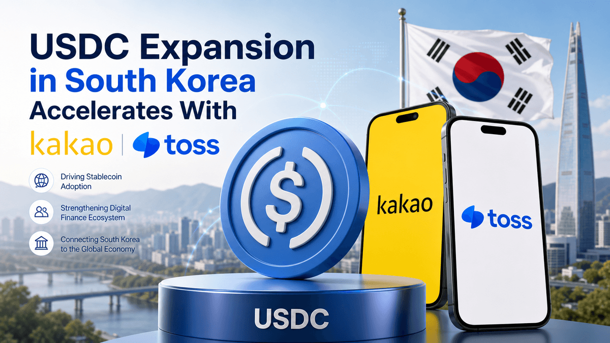 USDC Expansion in South Korea Accelerates With Kakao and Toss