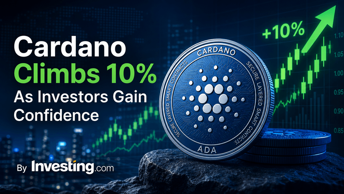 Cardano Climbs 10% As Investors Gain Confidence By Investing.com